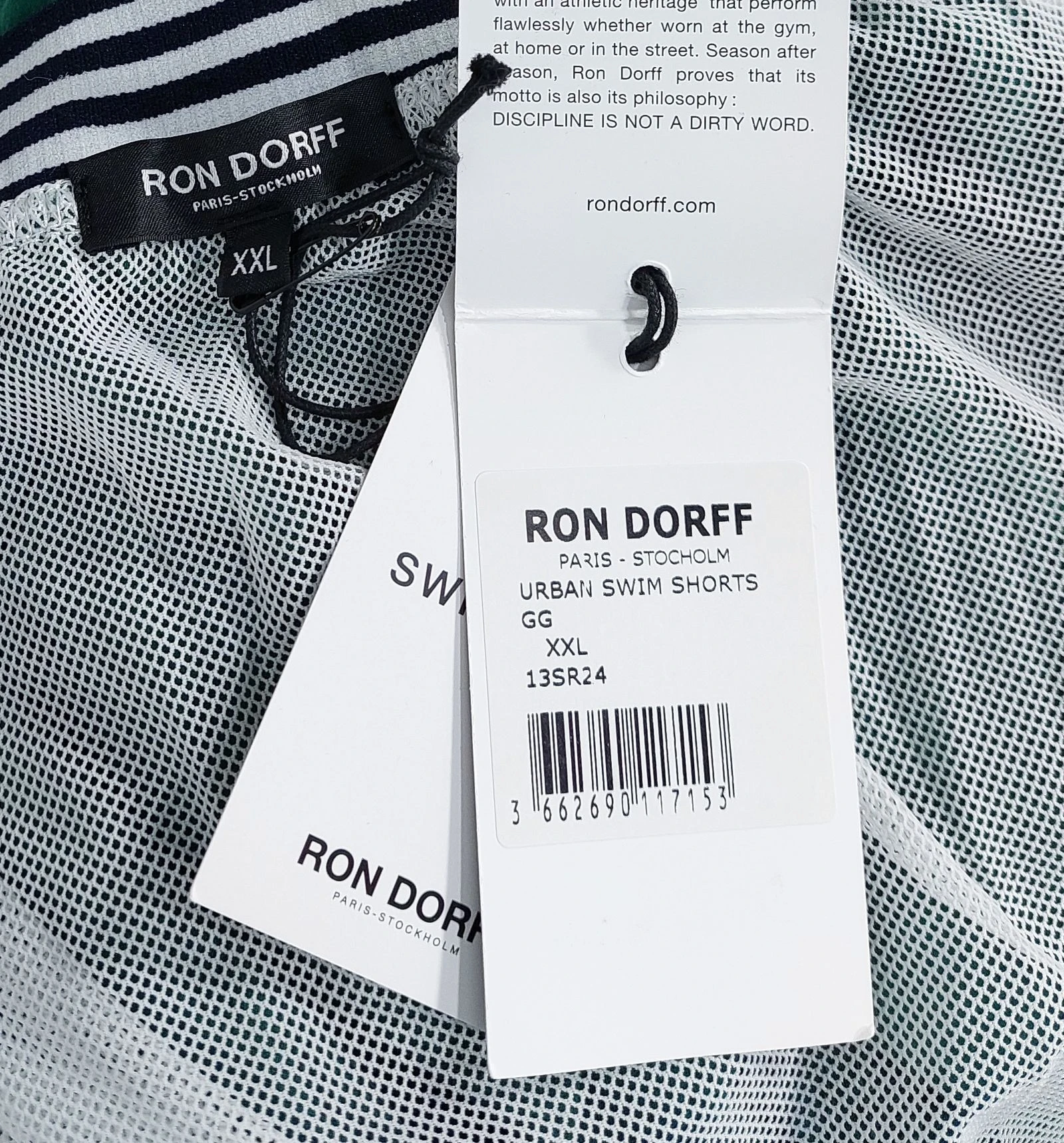 Ron Dorff urban swim shorts - court green XXL – photo 3